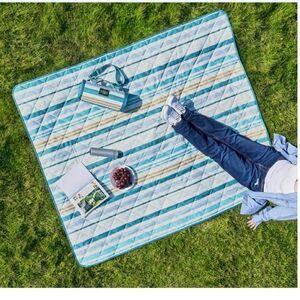 Original Weatherproof Vintage Outdoor Packable Blanket Stripe Design 60in X 72in